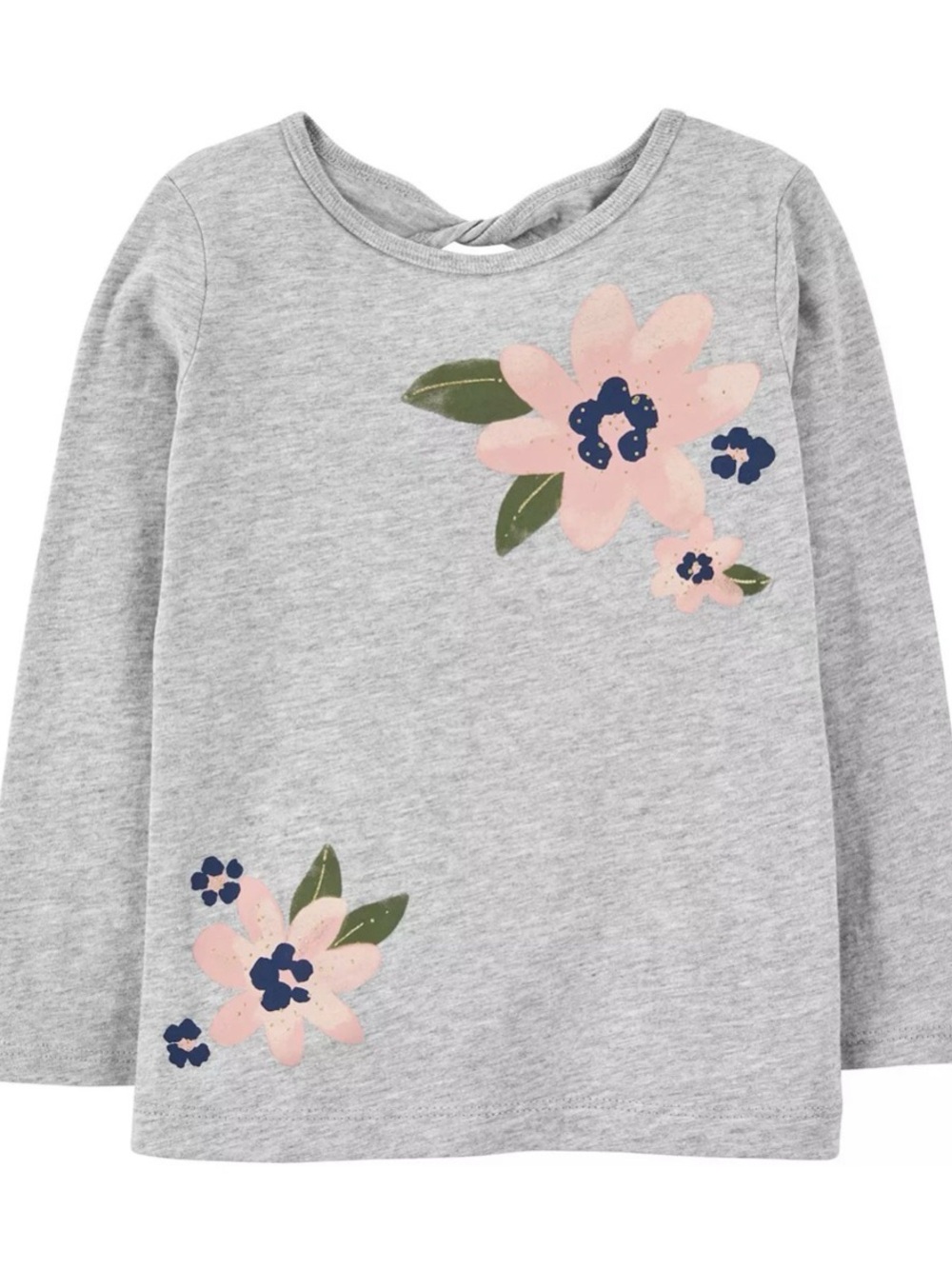 Carter’s Baby/ Toddler Girl Keyhole Graphic Tee